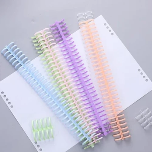 10Pcs 30 Holes Circles Ring Albamu ya Kitabu cha Albamu ya Binder Spiral Binding Clips Vifaa Vifaa vya Ofisi ya Wanafunzi