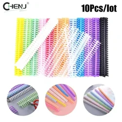 10Pcs/set 30 Holes Circles Ring Albamu ya Kitabu chakavu cha Karatasi ya Legelege Binder Spiral A4 Notebook Binding Clips