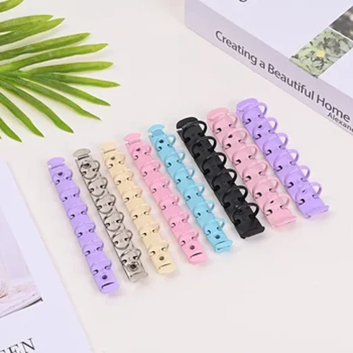 A7 Phần Cứng Phụ Kiện Chất Kết Dính Nhẫn Laptop Kim Loại Ràng Buộc Kẹp 6 Lỗ Rời Lá Thư Mục Văn Phòng Laptop Du Lịch Chất Kết Dính