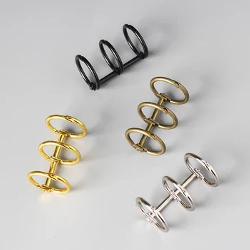 2 Stuks Metalen Losbladige Boekbinder 3 Ringen voor Notebook Album Scrapbook Clips Briefpapier Kantoor Bindmiddel