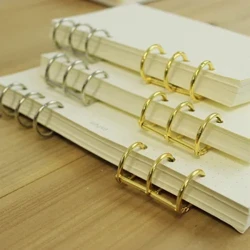 1Pc Retro Metal Loose Leaf Book Binder Ring Album Klipu za Kitabu cha Ufundi Picha Albamu ya Kifungashio cha Metal Ring Vifaa vya Ofisi