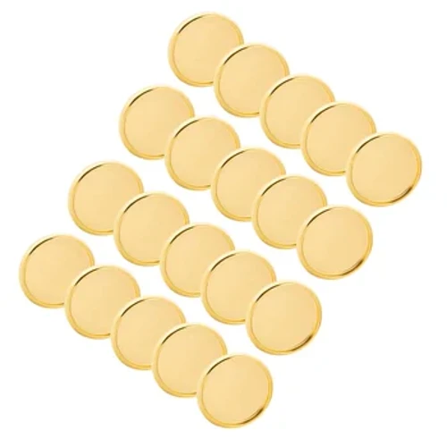 20 adet Dizüstü Bağlayıcı Halkaları Kitap Halkaları Metal Gevşek Yaprak Bağlayıcı Halka Klipleri Kitap Halkaları Yapış Menteşeli Dizüstü Bağlayıcı Disk