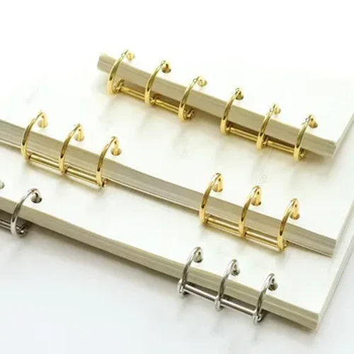 Izindandatho ze-Binder Izindandatho Zokubhala Incwadi Ye-Scrapbook Iziqeshana Ze-albhamu Yesithombe I-Craft Office Supplies of Loose Leaf Leaf Metal Book Binder Rings Izinto zokubhala