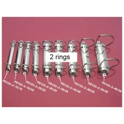 Masseordrer 10 stk. B7 A7 2 ringe Clip Binder O D Form 15 25 30 38 50 65 mm Diameter 133 123 Lang