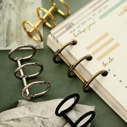 I-Sharkbang 2pcs/Lot 3 Holes Metal Loose Book Binder 25mm Izindandatho Ze-Scrapbook Iziqeshana Zesithombe I-albhamu Yephepha Umhleli Wephepha Izinto Zokubhala zasehhovisi