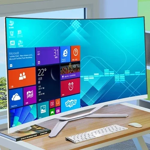Wysokiej jakości komputer przenośny typu „wszystko w jednym” HD IPS LED Core CPU i3 i5 i7 diy wszystko w jednym komputerze 24 27-calowy komputer do gier z płaskim ekranem