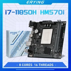 ERYING M-ITX DIY Desktops Bundkort Sæt med indbygget CPU Core Kit i7 11850H 8C16T DDR4 B560i Gaming PC Computer Samlingssæt