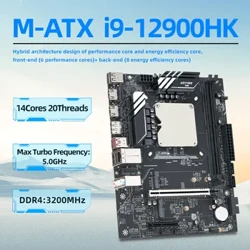 ERYING DIY Oýun kompýuter iş stollary Anboard tagtasy CPU ýadro interpozit toplumy i9 12900HK 14C20T 24Mb DDR4 Kompýuter gurnama toplumy