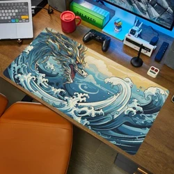 GREEK DRAGON Xxl Mouse Pad 900x400 PC Accesorii pentru birou pentru jucători Office Diy Gaming Covoraș pentru computer Desktop-uri Mousepad Covoare Tastatură Mouse