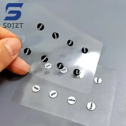 1 Pack Glass Mouse Skate DIY Universal Dots Mouse Feet Pads Sticker para sa Gaming Mouse Anti-Slip Pad