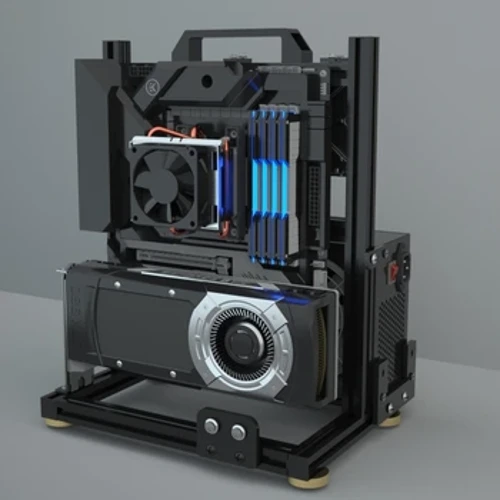 ITX UMATX MATX ATX EATX Baraza la Mawaziri la MOD la Mchezaji wa Mchezo wa Kompyuta ya Kompyuta Ufunguzi Kesi ya Uchezaji wa Kompyuta Chassis Wima Personality DIY