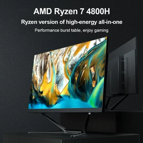 „Viskas viename“ kompiuteris Itin plonas 23,8 colio IPS monitorius 7 nm AMD Ryzen 7 4800H Stalinis PC Gamer 2*DDR4 NVMe SSD Win10 AX WiFi6