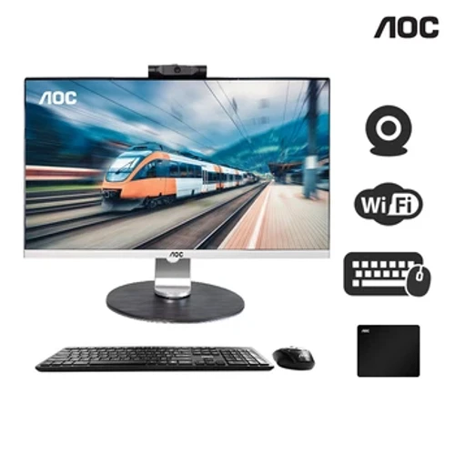 AOC Alles-in-een Computer 24-inch 5700U Desktop Gaming Aanpassing AIO Home Office Game Computer Desktops 5700U 8G 512G