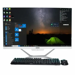 HYSTOU 데스크탑 컴퓨터 23.8인치 모노블록 올인원 PC Windows 11 Intel Core i5 i7 9th for Gaming Office