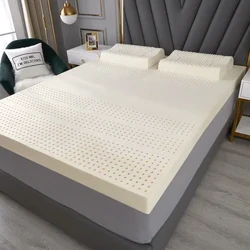 Thailand Naturlig 100% Latex Madrass Partihandel Student hem hotell lyx topp Tatami Mat Kunglig Present Latex Mats Med Skydd