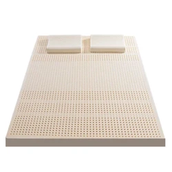 Colchón de látex Natural 100% de Tailandia, colchón líquido de látex real, esteras dobles individuales para el hogar con cubierta, colchón de látex de lujo