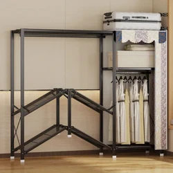 Armários abertos simples, sem necessidade de instalação de guarda-roupa dobrável para roupas, armários de quarto, móveis para casa
