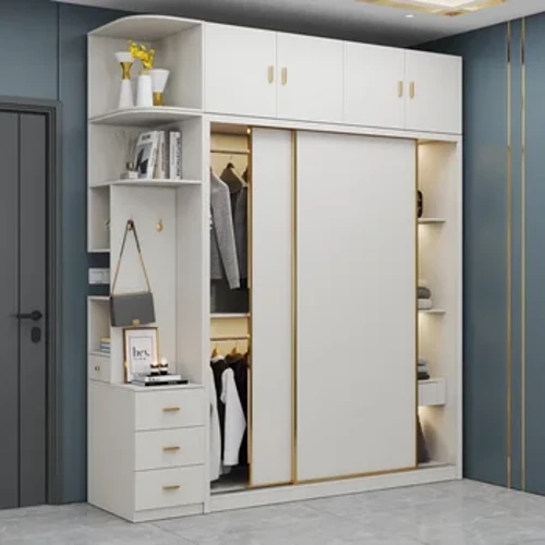 Hálószoba Modern Ruhásszekrények Szekrény Nyitott Moduláris Tender Nappali Szekrények Luxus estélyi ruha Arara De Roupa Divatos bútorok