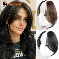 ʻO Bangs wig Synthetic Fring Bangs nā lauoho lauoho no nā wahine Mahele waena ʻElua ʻaoʻao Bang Hairpiece Clip In Extensions lauoho ʻike ʻole ʻia.