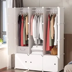 Silffoedd Syml Wardrob Rhaniadau Storio Dillad Closet Cludadwy Ystafell Wely Gofod Arddangos Agored Arbed Guarda Roupa Dodrefn Cartref