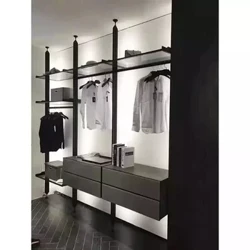 Comh-Aireachta Oscailte Wardrobe Troscán Baile Só, seomra leapa Troscán don seomra Dearadh Coitianta Siúlóid Alúmanam i Closet
