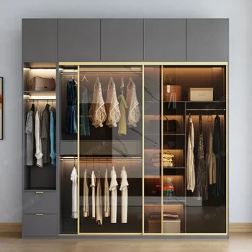 Cwpwrdd Dillad Arddangos Moethus Trefnydd Ystafell Wely Closets Agored Cwpwrdd Dillad Rack Meuble Rangement Dodrefn Ystafell Wely
