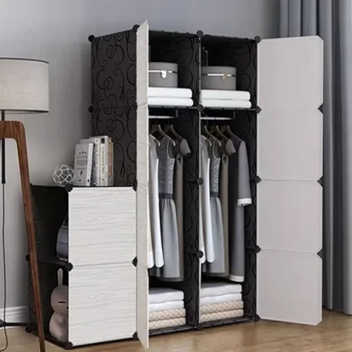 Mở Cửa Tủ Quần Áo Vách Ngăn Bảo Quản Quần Áo Nhà Tổ Chức Tủ Quần Áo Phòng Ngủ Tủ Nhựa Hồ Sơ Trẻ Em Muebles Nội Thất Khách Sạn
