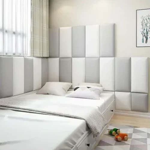 Leaba Ceannchláir Greamán Balla 3D Féinghreamaitheach Ceann Bord Painéil Balla Cabecero Cama 135 Leaba Ceann Tete De Lit Cabezal De Cama