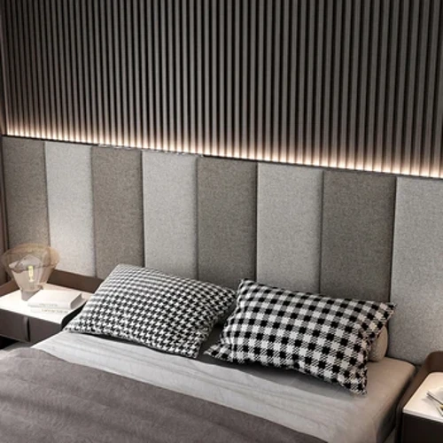 ʻO ka papa poʻo poʻo paʻa ponoʻī mānoanoa e kūʻē i ka hui ʻana Tatami 3d Stereo Stickers Bedroom Tete de lit Cabecero Wall Decor