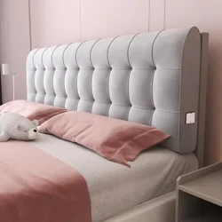 Başucu yastığı başlık yumuşak dolgulu tatami yatak başlığı kapağı, modern minimalist ins çift büyük arka yastık çıkarılabilir yıkanabilir