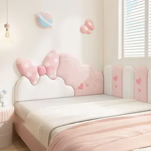 Мультяшні дитячі меблі для спальні Узголів'я Tete De Lit Cabecero Cama Узголів'я Панелі проти зіткнень Настінні наклейки 3D