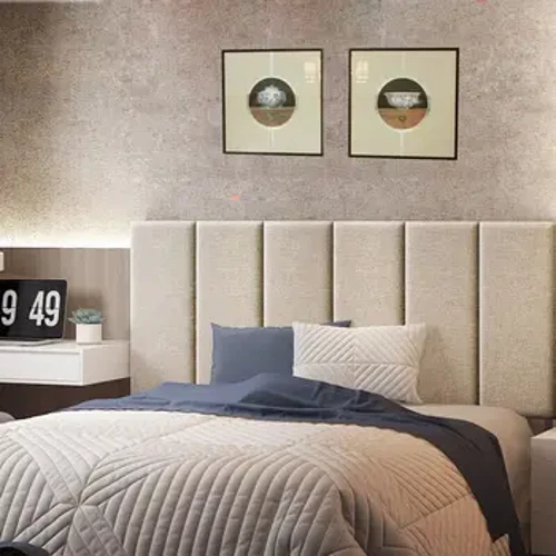 Đầu Giường Miếng Dán Trang Trí Phòng Khách Sạn Thẩm Mỹ Chống Va Chạm Đầu Ban Phòng Ngủ Tất Nam Tấm Mặt Trước Tự Dính Cabecero