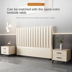 Đầu giường Giả da Đầu giường bọc nệm mềm Tatami Sàn ghế sau Bảng đầu giường Đơn Mua Cabecero Cama có thể tùy chỉnh