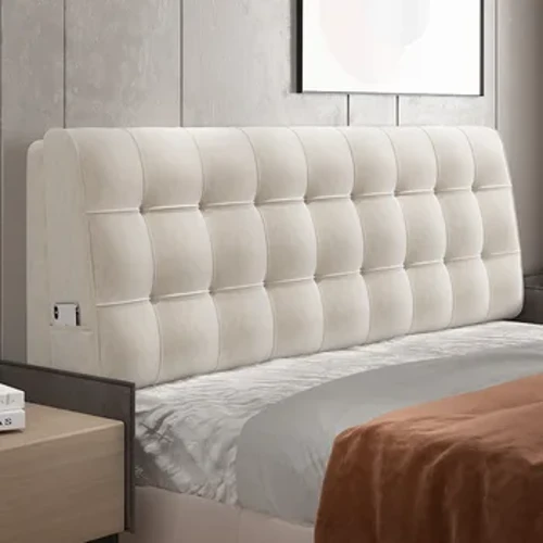 I-Flannelette Bed Backrest Bedside Upholstered Bed Cushion Pillow I-Backrest Enkulu I-Backrest Efakwe Upholstered I-Upholstered I-Headboard Bed Head Freeship