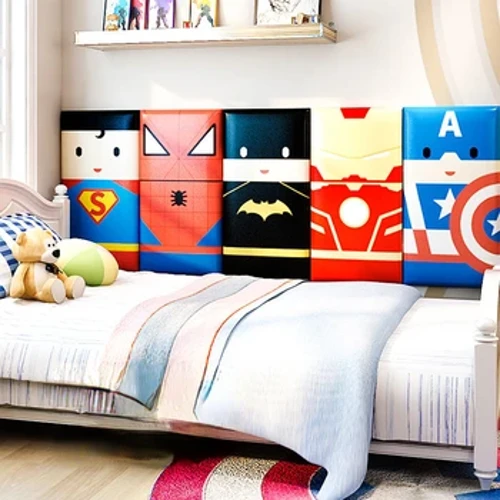 Đầu Giường Bé Trai Childern Nội Thất Phòng Ngủ Dán Tường Trang Trí Chống Va Chạm Tấm Cabecero Cama Đầu Ban Tete De Lit