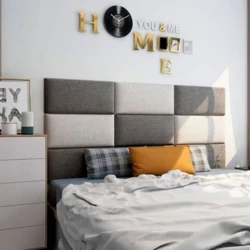 Tất Nam Tường Bao Quanh Phòng Ngủ Giường Đầu Giường Chống Va Chạm Tường Mềm Gói Tựa Lưng Nền Mềm Mại Dán Tường Tự Dính