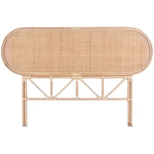 Nordic Rattan Headboard Duebelbett a Kaffi Hotel Bettdekoratioun Frame Designer Creative Bett Ins Prinzessin Bett
