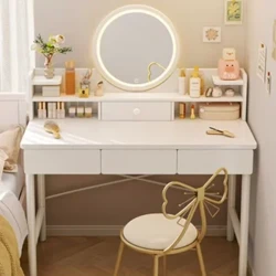 Bảo Quản Sơn Mài Bàn Trang Điểm Hộp Đựng Vật Dụng Tủ Cổ Điển Bàn Trang Điểm Cô Gái Ban Tổ Chức Mdf Penteadeira Tủ Quần Áo Phòng Ngủ