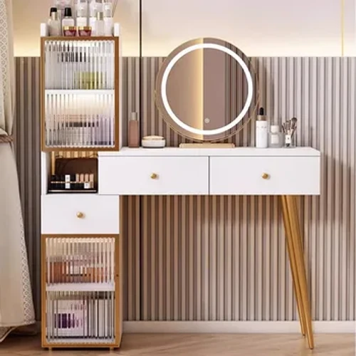 Isibuko Esimile Izigqoko zikanokusho Isaluni yobuhle Ubucwebe be-Nordic Small Vanity Drawers Abagqoki Bethoyilethi I-Comoda Pra Quarto Furniture HDH