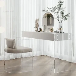 Moderne Minimalistisk Akryl Kommoder til Soveværelsesmøbler Designer Lys Luksus Fritid Husholdning Soveværelse Opbevaring Toiletbord