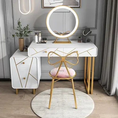 American Ins Home Dressers Luxury Vanity Dressing Tables Bedroom Furniture Simple Dressing Stool Table Bedside Storage Cabinet S