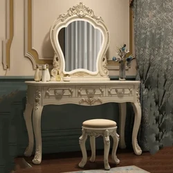 Mỹ Phẩm Cao Cấp Tủ Đầu Giường Vanity Bắc Âu Phòng Tắm Đứng Vệ Sinh Người Tổ Chức Tủ Trang Sức Penteadeira Nội Thất HDH