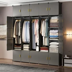 Rak Pakaian Lemari Lemari Penyimpanan Lemari Organizer Modular Lemari Lemari Dada Kubus Armarios Lemari Ruang Tamu·