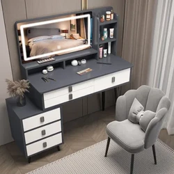 Semplicità Advanced Sense Comò Piccolo appartamento Moderno Vanity Vanity Desk con specchio luminoso Trucco Coiffeuse Mobili per la casa