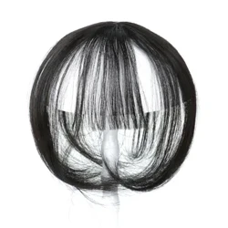 Frangia per capelli con clip in un pezzo Frangia per capelli 3D Frangia piatta con clip sulla frangia Estensione dei capelli Parrucchino