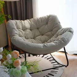 Lazy Gyngestol Sofa Tilbagelænet Sove Fritidsstol Hjem Voksen Hvilestol Stue Balkon Enkelt Fritid Rattan Stol