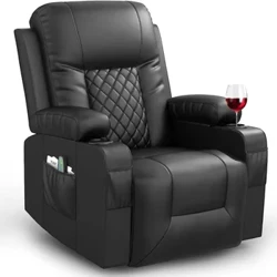 Ghế ngả lưng cho người lớn, Ghế massage có hệ thống sưởi hiện đại Ghế sofa đơn xoay 360 độ Livin