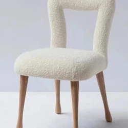 CX111AA Mới Ghế Phòng Khách Gỗ Chắc Chắn Ghế Ăn Thịt Cừu Nhung Ghế Thay Đồ Ghế Phòng Chờ Ghế Sau Ghế Thư Giãn Furnit