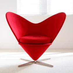 Mea Hoʻolālā lumi noho e hoʻololi ana i ka noho hoʻomaha hoʻokahi no ka noho ʻana noʻonoʻo Creative Heart Makeup noho sofa hoʻokahi