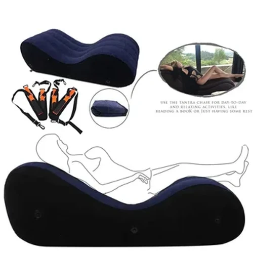 Toughage Bơm Hơi Vị Trí Sofa Giường Cặp Đôi Gối Tình Yêu Chaise Phòng Chờ Ghế Thư Giãn Nệm Hơi Di Động Giải Trí Đồ Nội Thất